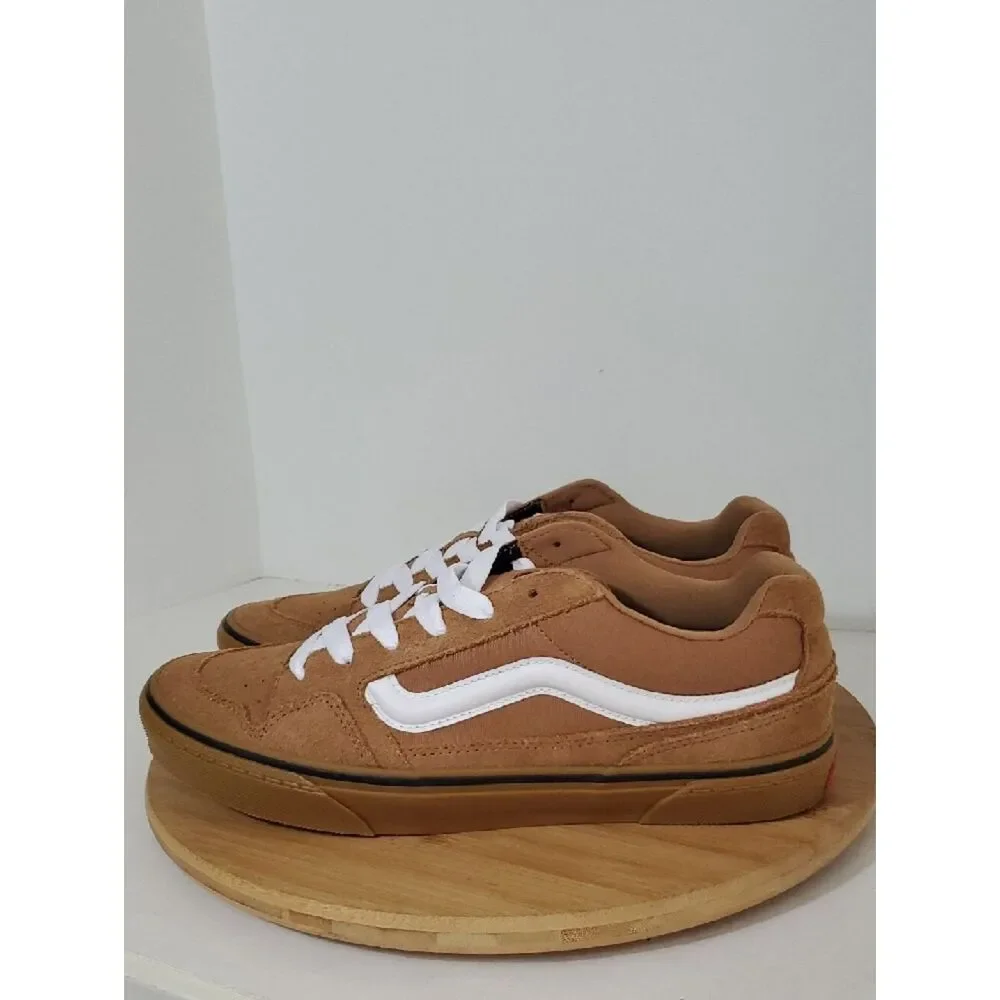 Vans Caldron Men's Suede Casual Sneakers Chipmunk Brown Size 11 NIB
